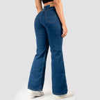 Pack Mom Flare Mujer Denim 2 Unidades