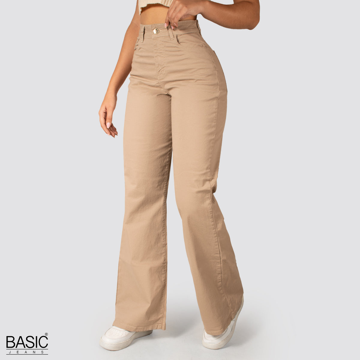 Pack Mom Flare Mujer Color (Marrón-Camel ) 2 Unidades