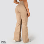 Pack Mom Flare Mujer Color (Marrón-Camel ) 2 Unidades