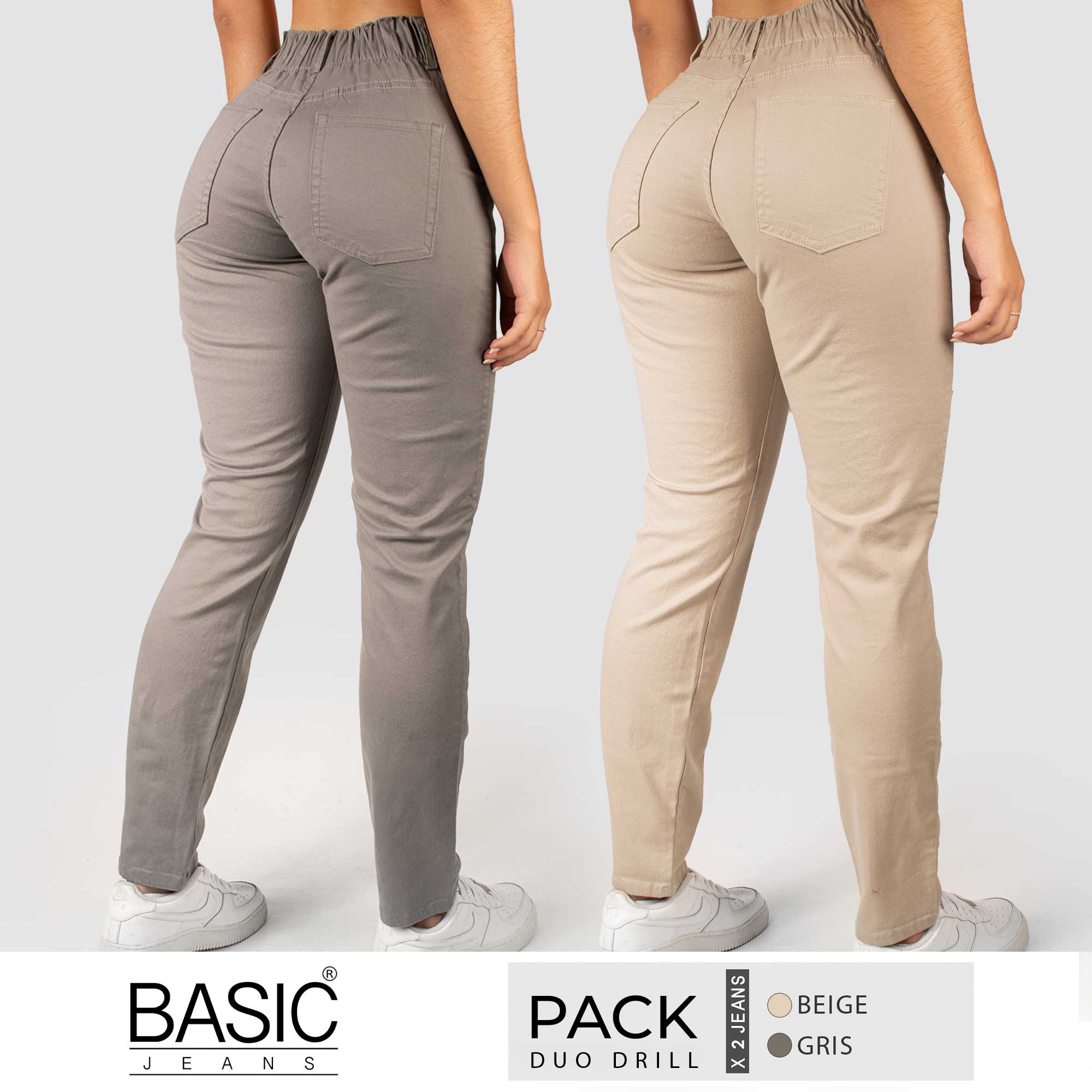 Pack Mom Dril Color 2 Unidades