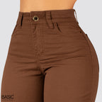 Pack Mom Flare Mujer Color (Marrón-Camel ) 2 Unidades